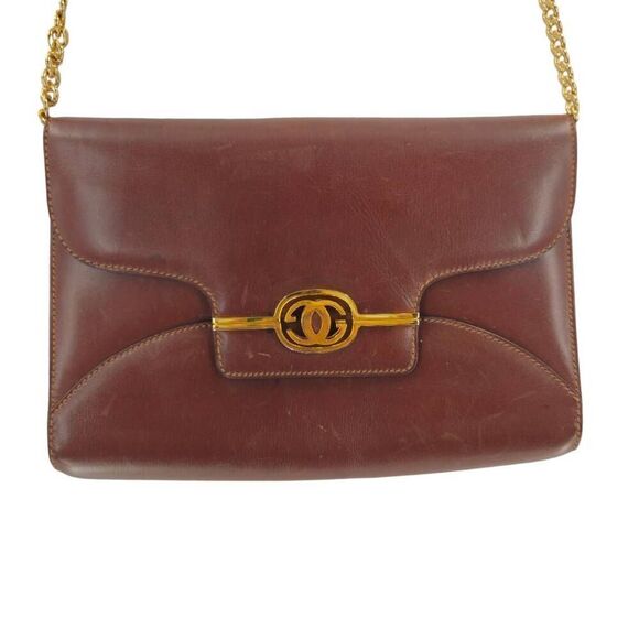 Rare Vintage Gucci Collector Brown 2-in-1 Bag with Iconic GG Turnlock Hardware | - Picture 4 of 5